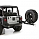 Smittybilt Spare Tire Carrier Smittybilt XRC Bumper Mount Cold Rolled Steel Black - 76654