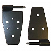 Smittybilt Door Hinge - Half Door Steel Black - 7641
