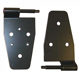 Smittybilt Door Hinge - Half Door Steel Black - 7641