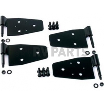 Smittybilt Door Hinge - Half Door Steel Black - 7641-1