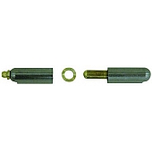 Buyers Products Door Hinge - Silver Carbon Steel Bullet Style - FBP120GF
