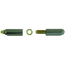 Buyers Products Door Hinge - Silver Carbon Steel Bullet Style - FBP120GF