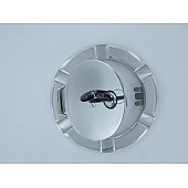 All Sales Fuel Door - Round Aluminum - 6950BCL