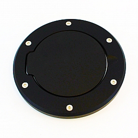 All Sales Fuel Door - Round Aluminum - 6032GK