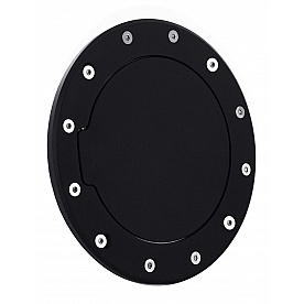 All Sales Fuel Door - Round Aluminum - 6031K