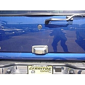 TFP (International Trim) Tailgate Handle Cover - Stainless Steel Silver - 411