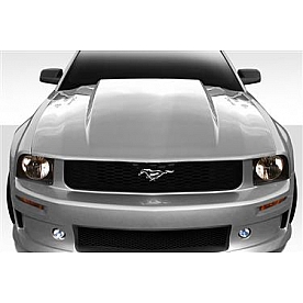 Extreme Dimensions Hood - Fiberglass Reinforced Plastic Black - Cowl Hood - 112870