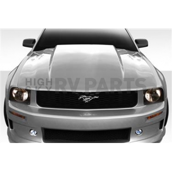 Extreme Dimensions Hood - Fiberglass Reinforced Plastic Black - Cowl Hood - 112870
