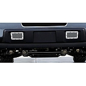 T-Rex Truck Products Tow Hook Grille - Rectangular Polished Stainless Steel - 6721150