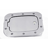 All Sales Fuel Door - Square Aluminum - 6058L