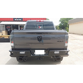 Bodyguard Bumper T2 Series 1-Piece Type Steel Black - FFR10BYLT