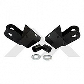 Crown Automotive Exterior Mirror Relocation Bracket Painted Black Steel - RT30010