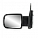 K-Source Exterior Mirror Power OEM Black Single - 63058H