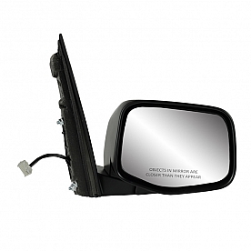 K-Source Exterior Mirror Power OEM Black Single - 63059H