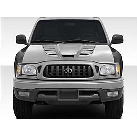 Extreme Dimensions Hood - Fiberglass Reinforced Plastic Black - Viper - 113475