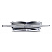Street Scene Grille - Silver Aluminum - 95075559