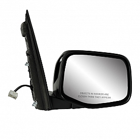 K-Source Exterior Mirror Power OEM Black Single - 63061H
