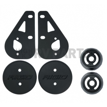 Rigid Lighting Exterior Mirror Relocation Bracket Black Set Of 2 - 41647
