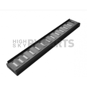 Romik USA Running Board Black Anodized Aluminum Stationary - 81304419