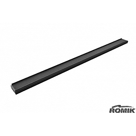 Romik USA Running Board Black Anodized Aluminum Stationary - 91381419