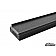 Romik USA Running Board Black Anodized Aluminum Stationary - 91381419