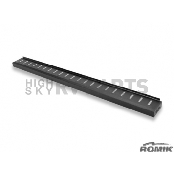 Romik USA Running Board Black Anodized Aluminum Stationary - 82382319
