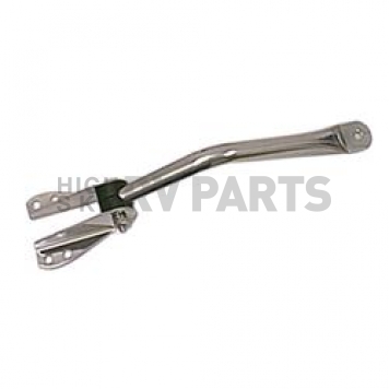Rugged Ridge Exterior Mirror Bracket Polished Silver Stainless Steel Single - 1100701