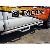 N-Fab Nerf Bar - Truck Wheel to Wheel Black Matte Textured Powder Coated Steel Round - T0589CCTX