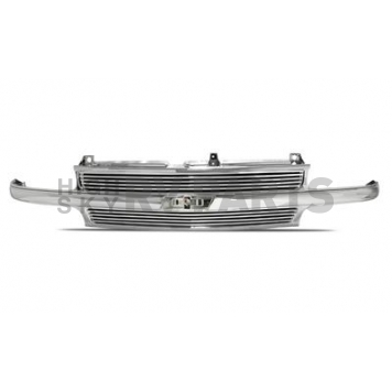 Street Scene Grille - Silver Aluminum - 95075562