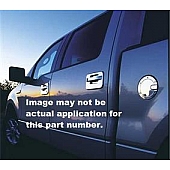 All Sales Fuel Door - Round Aluminum - 6159PL