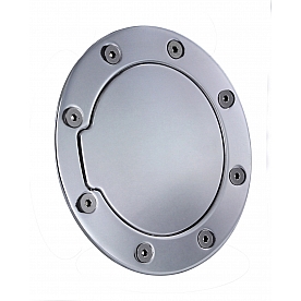 All Sales Fuel Door - Round Aluminum - 6093