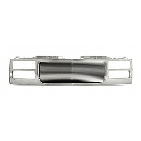 Street Scene Grille - Silver Aluminum - 95075563