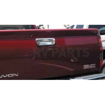 TFP (International Trim) Tailgate Handle Cover - Stainless Steel Silver - 413