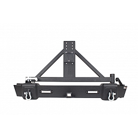 Fishbone Offroad Bumper 1-Piece Steel Black - FB22050