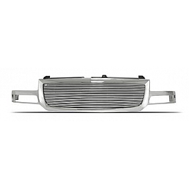 Street Scene Grille - Silver Aluminum - 95075564