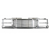 Street Scene Grille - Silver Aluminum - 95075565