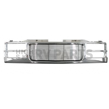 Street Scene Grille - Silver Aluminum - 95075565