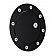 All Sales Fuel Door - Round Aluminum - 6095GKL