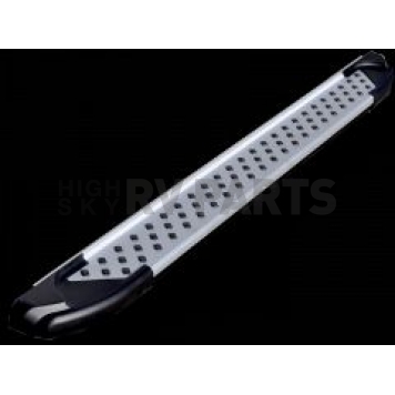 Romik USA Running Board Silver Aluminum Stationary - 61309418