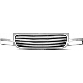 Street Scene Grille - Silver Aluminum - 95075566