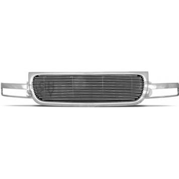 Street Scene Grille - Silver Aluminum - 95075566