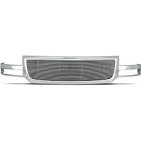 Street Scene Grille - Silver Aluminum - 95075567