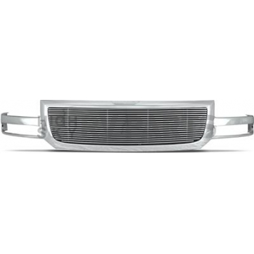 Street Scene Grille - Silver Aluminum - 95075567