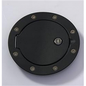 All Sales Fuel Door - Round Aluminum - 6109KL