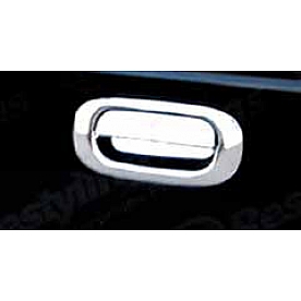 TFP (International Trim) Tailgate Handle Cover - Stainless Steel Silver - 485