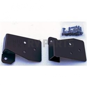 Rugged Ridge Exterior Mirror Relocation Bracket Powder Coated Black Steel Set Of 2 - 1102503