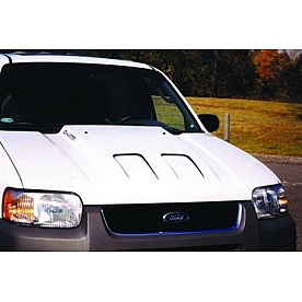 Reflexxion Hood - Single Cowl Ram Air Style Bare Galvanneal Steel - 731700