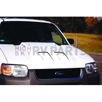 Reflexxion Hood - Single Cowl Ram Air Style Bare Galvanneal Steel - 731700