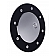 All Sales Fuel Door - Round Aluminum - 6092KCL