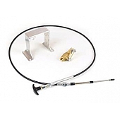 Canton Racing Multi Purpose Release Cable Kit - Black/ Silver Aluminum - 24506